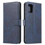 For Samsung Galaxy A81 Calf Texture Buckle Horizontal Flip Leather Case with Holder & Card Slots & Wallet(Blue)