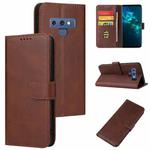 For Samsung Galaxy Note9 Calf Texture Buckle Horizontal Flip Leather Case with Holder & Card Slots & Wallet(Brown)