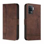 For OPPO A94 4G Retro Skin Feel Horizontal Flip Soft TPU + PU Leather Case with Holder & Card Slots & Photo Frame(Coffee)