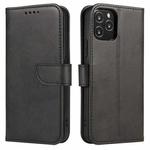 For iPhone 12 mini Calf Texture Buckle Horizontal Flip Leather Case with Holder & Card Slots & Wallet (Black)