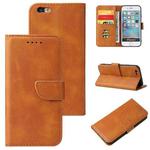 Calf Texture Buckle Horizontal Flip Leather Case with Holder & Card Slots & Wallet For iPhone 6 Plus & 6s Plus(Khaki)