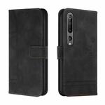 For Xiaomi Mi 10 5G/10 Pro 5G Retro Skin Feel Horizontal Flip Soft TPU + PU Leather Case with Holder & Card Slots & Photo Frame(Black)