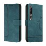 For Xiaomi Mi 10 5G/10 Pro 5G Retro Skin Feel Horizontal Flip Soft TPU + PU Leather Case with Holder & Card Slots & Photo Frame(Dark Green)