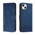 Retro Skin Feel Horizontal Flip Soft TPU + PU Leather Case with Holder & Card Slots & Photo Frame For iPhone 13 mini(Blue)