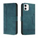 Retro Skin Feel Horizontal Flip Soft TPU + PU Leather Case with Holder & Card Slots & Photo Frame For iPhone 11(Army Green)