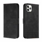 Retro Skin Feel Horizontal Flip Soft TPU + PU Leather Case with Holder & Card Slots & Photo Frame For iPhone 11 Pro(Black)