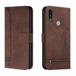 For Motorola Moto E7 Power Retro Skin Feel Horizontal Flip Soft TPU + PU Leather Case with Holder & Card Slots & Photo Frame(Coffee)