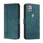 For Motorola Moto G 5G Retro Skin Feel Horizontal Flip Soft TPU + PU Leather Case with Holder & Card Slots & Photo Frame(Dark Green)