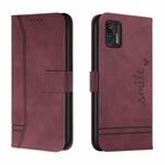 For Motorola Moto G Stylus 2021 Retro Skin Feel Horizontal Flip Soft TPU + PU Leather Case with Holder & Card Slots & Photo Frame(Wine Red)