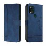For Motorola Moto G Stylus 5G Retro Skin Feel Horizontal Flip Soft TPU + PU Leather Case with Holder & Card Slots & Photo Frame(Blue)