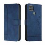 For Motorola Moto G9 Power Retro Skin Feel Horizontal Flip Soft TPU + PU Leather Case with Holder & Card Slots & Photo Frame(Blue)