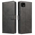 For Samsung Galaxy A22 4G Calf Texture Buckle Horizontal Flip Leather Case with Holder & Card Slots & Wallet(Black)