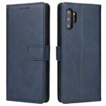 For Samsung Galaxy Note10+ Calf Texture Buckle Horizontal Flip Leather Case with Holder & Card Slots & Wallet(Blue)