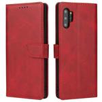 For Samsung Galaxy Note10+ Calf Texture Buckle Horizontal Flip Leather Case with Holder & Card Slots & Wallet(Red)