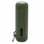 NewRixing NR-4016A TWS Outdoor Splashproof Bluetooth Speaker with Carabiner Handle & SOS Flashlight(Green)