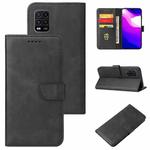 For Xiaomi Mi 10 Lite Calf Texture Buckle Horizontal Flip Leather Case with Holder & Card Slots & Wallet(Black)