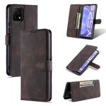For vivo Y52s AZNS Dream II Skin Feel PU+TPU Horizontal Flip Leather Case with Holder & Card Slots & Wallet(Coffee)