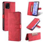 For vivo Y52s AZNS Dream II Skin Feel PU+TPU Horizontal Flip Leather Case with Holder & Card Slots & Wallet(Red)