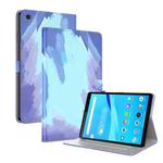 For Lenovo Tab M8(HD)TB-8505F 8505X / M8(FHD) 8.0 Voltage Watercolor Pattern Skin Feel Magnetic Horizontal Flip PU Leather Case with Holder(Blue)