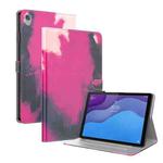For Lenovo Tab M10 HD Gen 2 TB-X306X,TB-X306F 10.1 Voltage Watercolor Pattern Skin Feel Magnetic Horizontal Flip PU Leather Case with Holder(Berry)