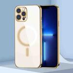 For iPhone 11 Classic Electroplating Shockproof Magsafe Case (Gold)