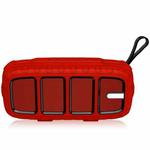 NewRixing NR-5018 Outdoor Portable Bluetooth Speaker, Support Hands-free Call / TF Card / FM / U Disk(Red+Black)