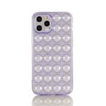 For iPhone 13 TPU Full Coverage Shockproof Bubble Case(Purple)