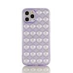 For iPhone 13 Pro TPU Full Coverage Shockproof Bubble Case (Purple)