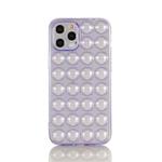 For iPhone 11 Pro Max TPU Full Coverage Shockproof Bubble Case (Purple)