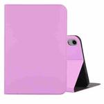 For iPad mini 6 Voltage Craft Texture TPU Horizontal Flip Protective Tablet Case with Holder(Purple)