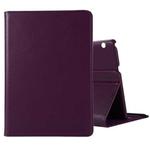 For Huawei MediaPad T3 10 Litchi Texture Horizontal Flip 360 Degrees Rotation Leather Case with Holder(Purple)