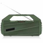 NewRixing NR-4025FM with Screen Outdoor Splash-proof Water Portable Bluetooth Speaker, Support Hands-free Call / TF Card / FM / U Disk(Green)