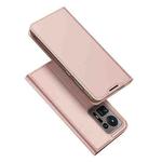 For Xiaomi Mi Mix 4 DUX DUCIS Skin Pro Series Horizontal Flip PU + TPU Leather Case with Holder & Card Slots(Rose Gold)