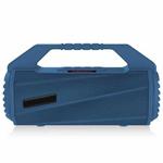 NewRixing NR-4025P with Screen Outdoor Splash-proof Water Portable Bluetooth Speaker, Support Hands-free Call / TF Card / FM / U Disk(Blue)