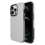 Triangle Armor Texture TPU + PC Case For iPhone 13 Pro(Silver)