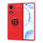 For Huawei Nova 9 Metal Ring Holder 360 Degree Rotating TPU Case(Red)