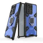 For Xiaomi Mi Mix 4 Space PC+TPU Shockproof Case with Ring Holder(Blue)