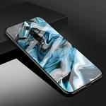 For Xiaomi Redmi K20 Marble Glass Protective Case(Ink Blue)