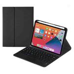 HK006C Detachable Bluetooth Keyboard Leather Tablet Case with Touchpad & Holder for iPad mini 6(Black)