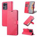 For Xiaomi Mix 4 AZNS Sheepskin Texture Horizontal Flip Leather Case with Holder & Card Slots & Wallet(Red)