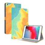 Watercolor Pattern Skin Feel Magnetic Horizontal Flip PU Leather Case with Holder & Card Slots & Photo Frame & Sleep / Wake-up Function For iPad mini 5 / 4 / 3 / 2 / 1(Autumn Leaves)