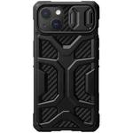 For iPhone 13 NILLKIN Sliding Camera Cover Design Shockproof TPU + PC Protective Case(Black)