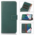 For Motorola Edge (2021) Litchi Texture PU + TPU Horizontal Flip Leather Case with Holder & Card Slots & Wallet(Green)