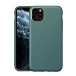 Electroplating Leather Texture PC + TPU Shockproof Case For iPhone 11 Pro(Green)