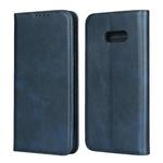 For LG V50S ThinQ 5G Calf Texture Magnetic Horizontal Flip Leather Case with Holder & Card Slots & Wallet(Blue)