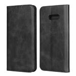 For LG V50S ThinQ 5G Calf Texture Magnetic Horizontal Flip Leather Case with Holder & Card Slots & Wallet(Black)