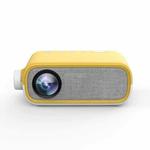 YG280 1920x1080P Portable Home Theater Mini LED HD Digital Projector, US Plug(Yellow)