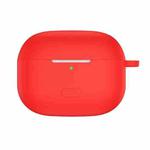 For vivo TWS 2e Anti-fall Wireless Earphone Liquid Silicone Protective Case(Red)