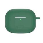 For vivo TWS 2e Anti-fall Wireless Earphone Liquid Silicone Protective Case(Dark Night Green)