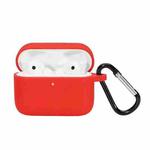 For Honor Earbuds 2 SE Anti-fall Wireless Earphone Silicone Protective Case with Hook(Red)